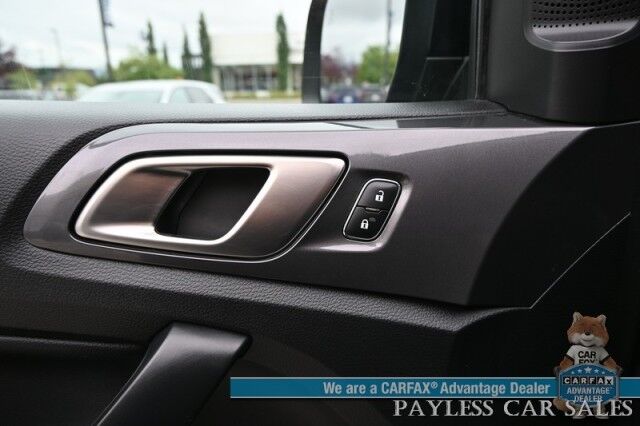 2020 Ford Ranger LARIAT / 4X4 / FX4 & Black Appearance Pkg / Tech Pkg / Auto Start / Heated Leather Seats / Nav / B&O Speakers / Adaptive Cruise / Lane Departure & Blind Spot Alert / Bed Liner / Tow Pkg / ARE Matching Canopy / 1-Owner Anchorage AK