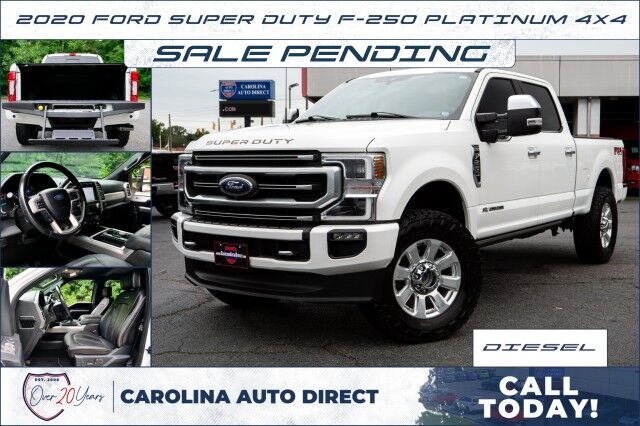 2020 Ford Super Duty F-250 Platinum 4X4 / Massage Seats / Diesel / Nitto Tires!
