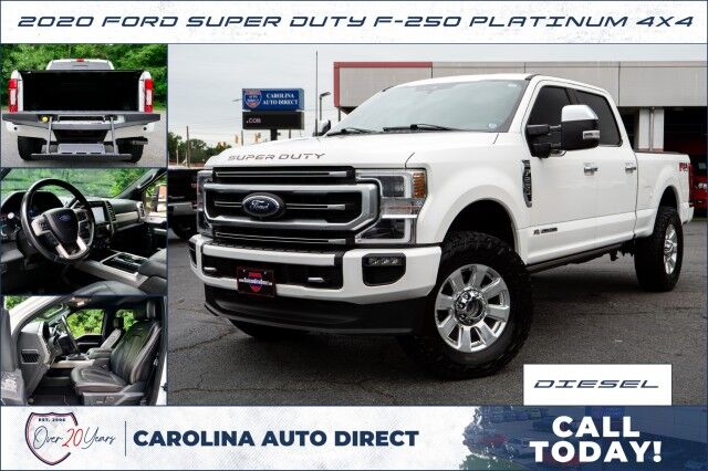 2020 Ford Super Duty F-250 Platinum 4X4 / Massage Seats / Diesel / Nitto Tires!