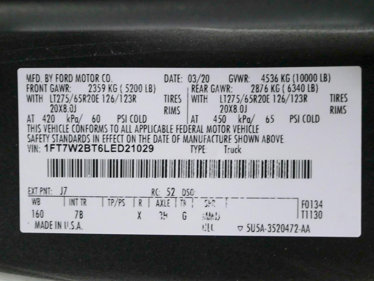2020 Ford Super Duty F-250 Platinum Ultimate FX4 6.7L Power Stroke 4x4 Mansfield TX