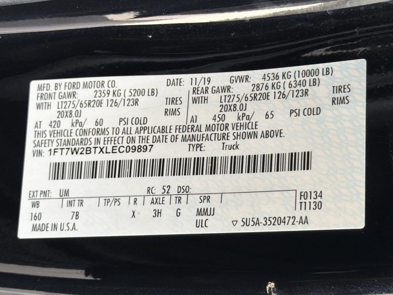 2020 Ford Super Duty F-250 SRW Platinum San Antonio TX