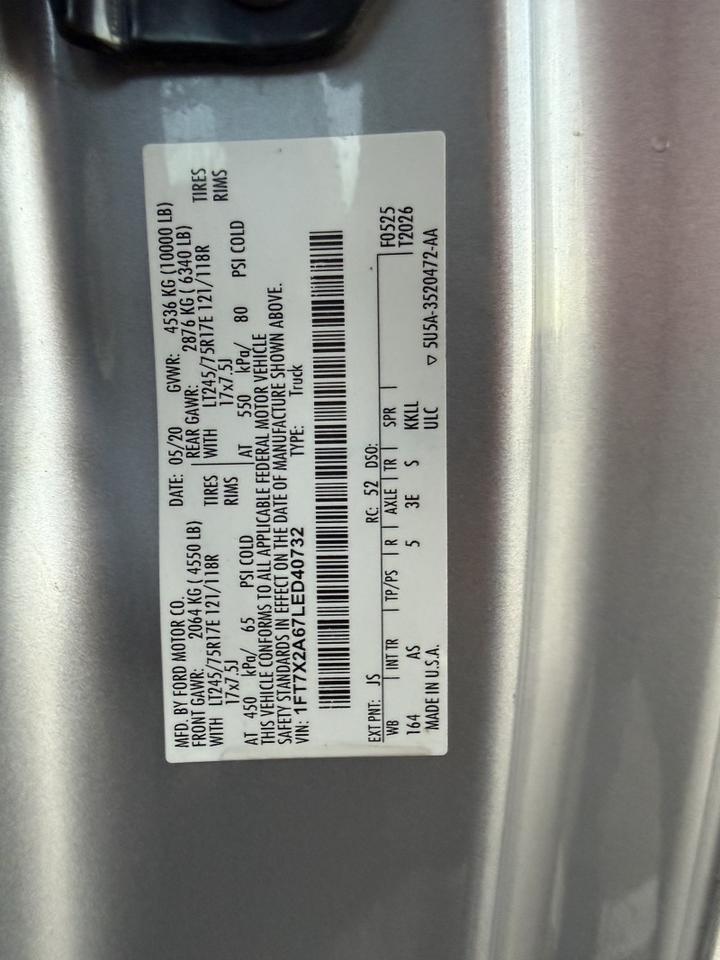 2020 Ford Super Duty F-250 Utility XL Collinsville OK