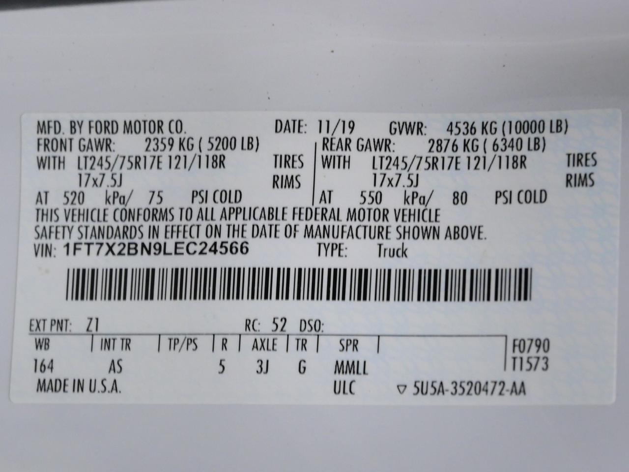 2020 Ford Super Duty F-250 XL FX4 7.3L V8 4x4 Mansfield TX