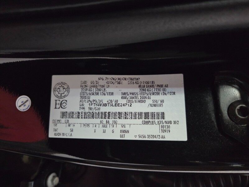 2020 Ford Super Duty F-350 Lariat Short Bed 6.7L Diesel 10 Speed GPS Camera Gooseneck FREE WARRANTY Arlington TX