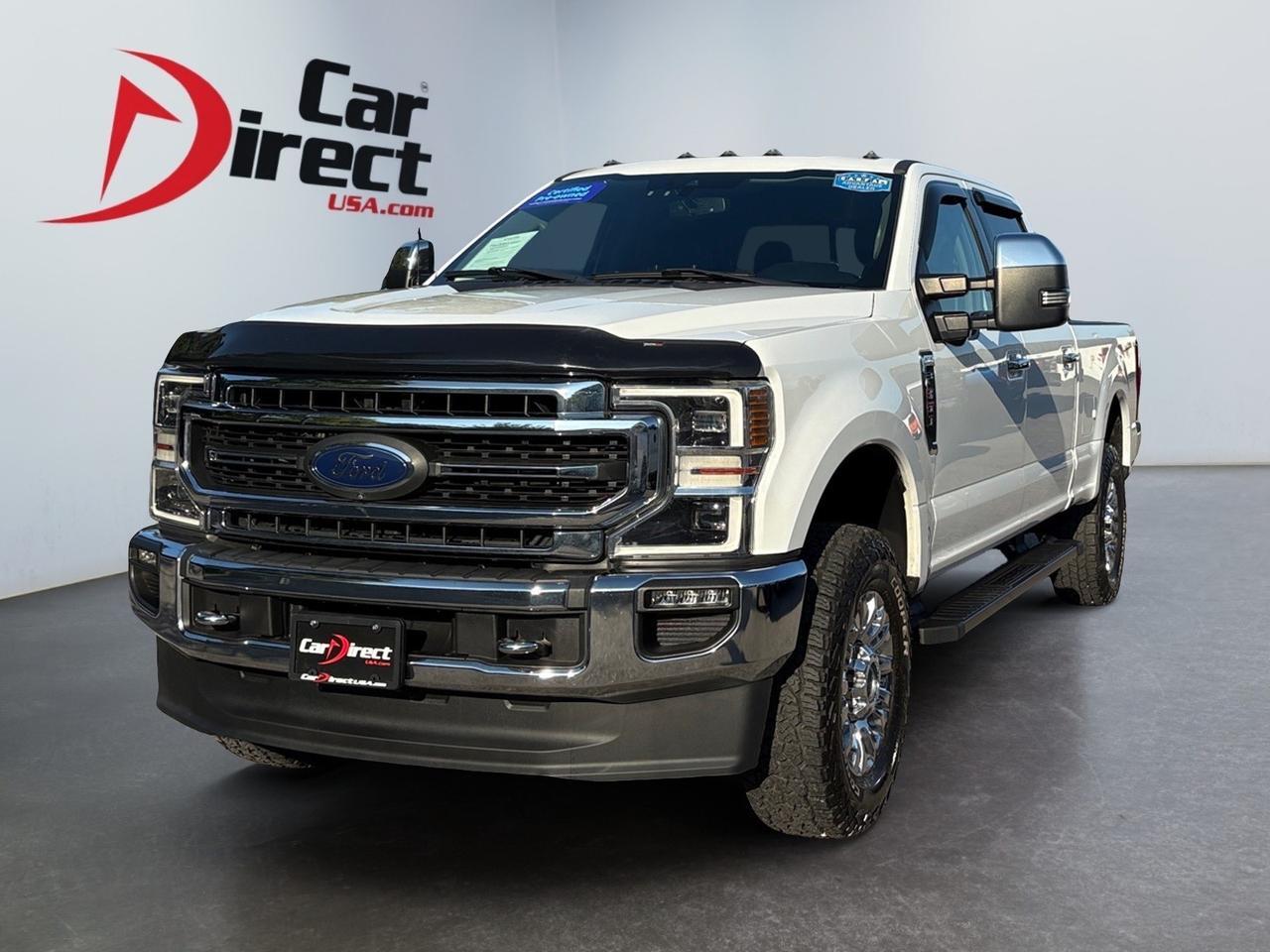 2020 Ford Super Duty F-350 SRW LARIAT, BED LINER, TOW PACKAGE, RUNNING BOARDS, BACKUP CAMERA, REMOTE START, LANE KEEP, FORWARD COLLISION, HEATED & COOLING SEATS, TAILGATE STEPS, CHROME WHEELS, APPLE CARPLAY/ANDROID AUTO, CLEAN CARFAX, GO SUPER DUTY IN THIS F-350!