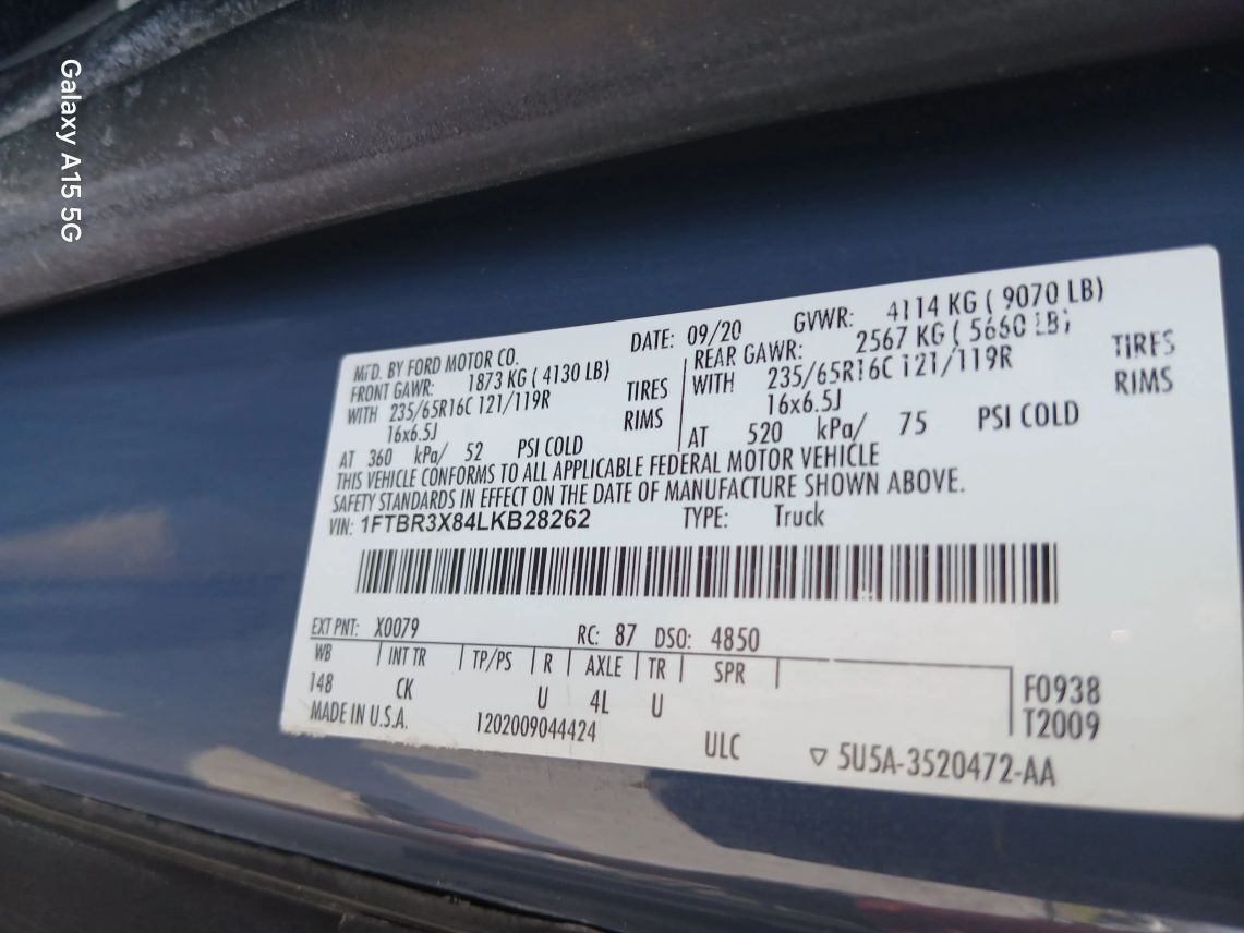 2020 Ford Transit 250 Cargo Van Extended Length High Roof Van 3D Maitland FL