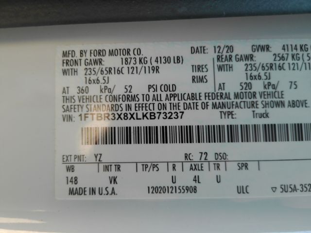 2020 Ford Transit-250 Cargo Van RWD Plano TX