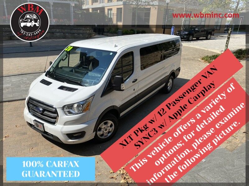 2020 Ford Transit 350 Passenger 350 XLT Low Roof LWB RWD with Sliding Passenger-Side Door Arlington VA