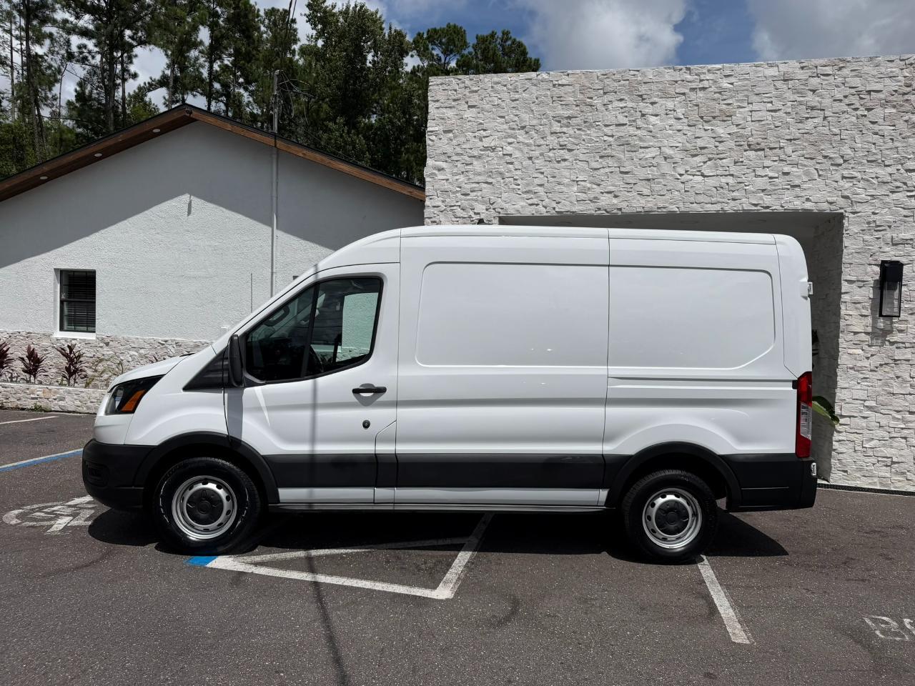 2020 Ford Transit Cargo Van T-150 130" Med Rf 8670 GVWR RWD