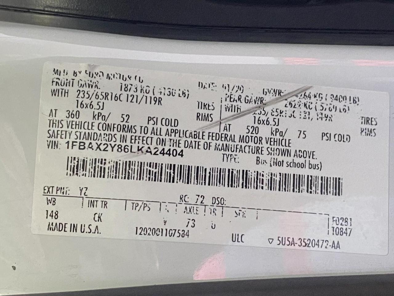 2020 Ford Transit Passenger Wagon XLT Richmond Hill NY