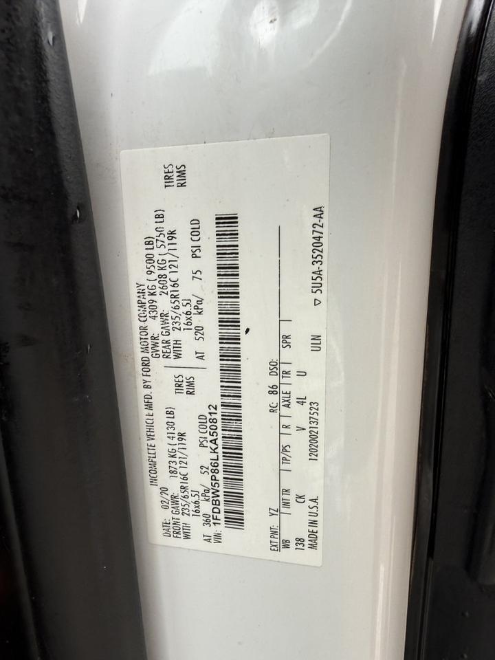 2020 Ford Transit T-350 KUV Utility Collinsville OK