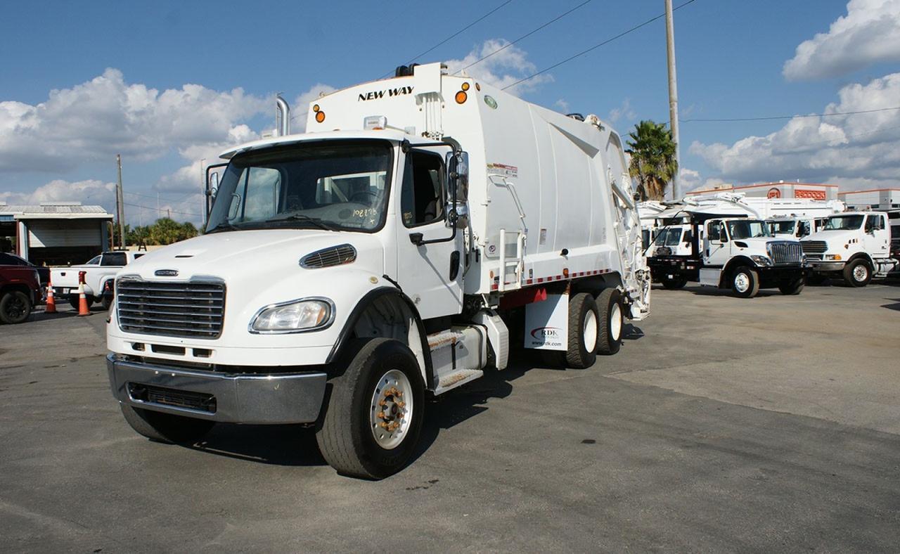 2020 Freightliner M2 25 Yard New Way Rear Loader Garbage Truck Tampa FL