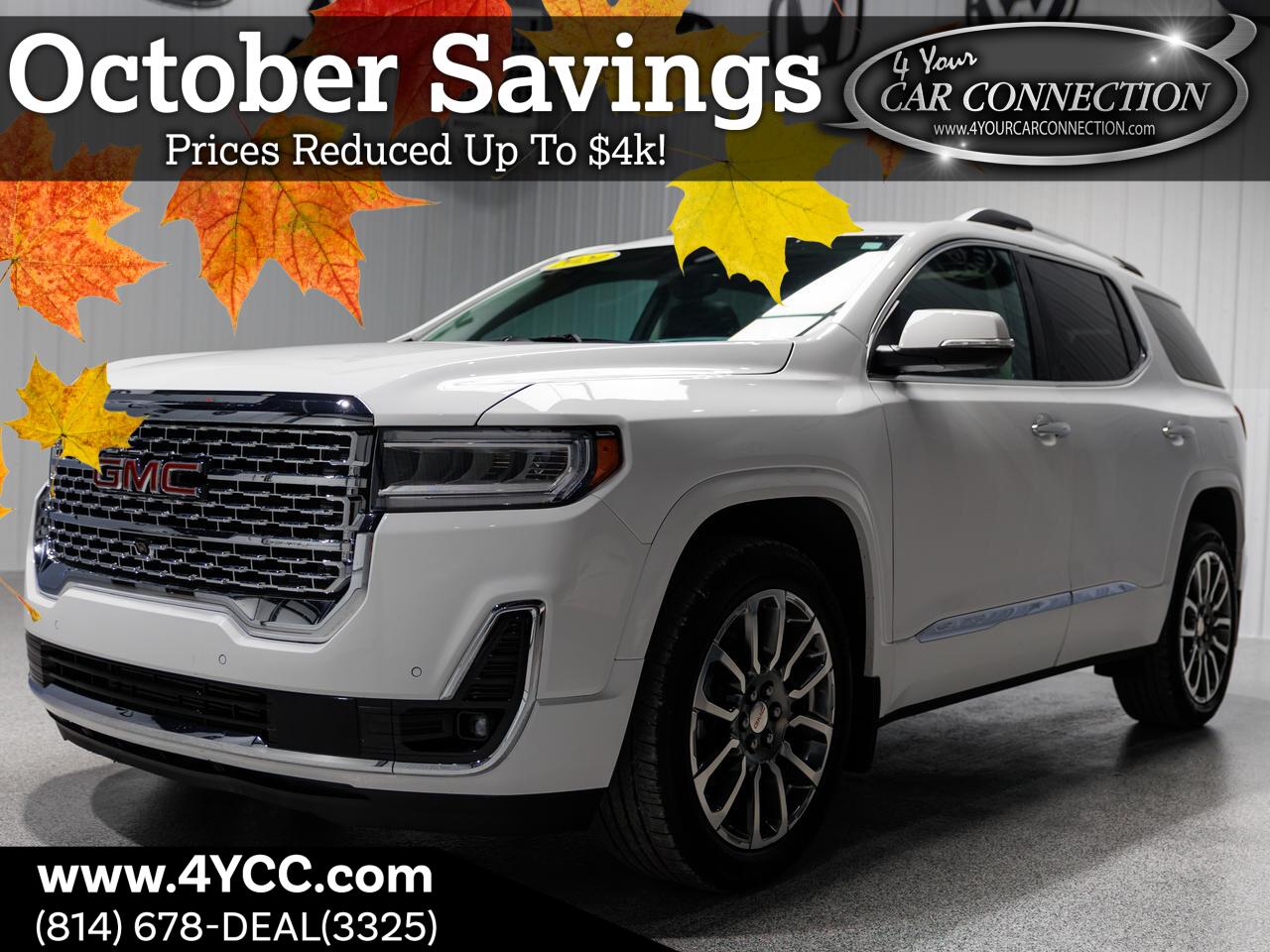 2020 GMC Acadia Denali AWD 6-Passenger NAV Cranberry PA