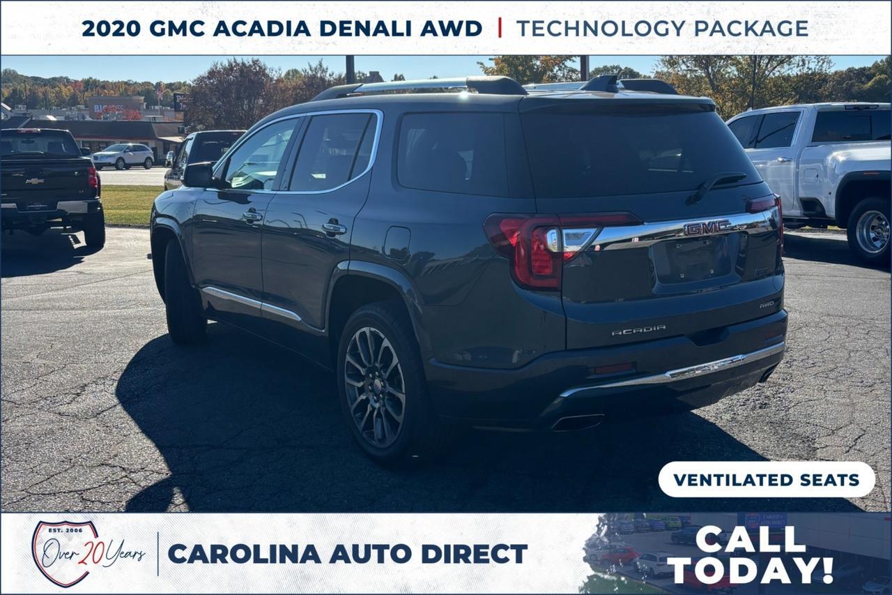 2020 GMC Acadia Denali / AWD / Technology Package / Pano Sunroof / Coming Soon Lincolnton NC