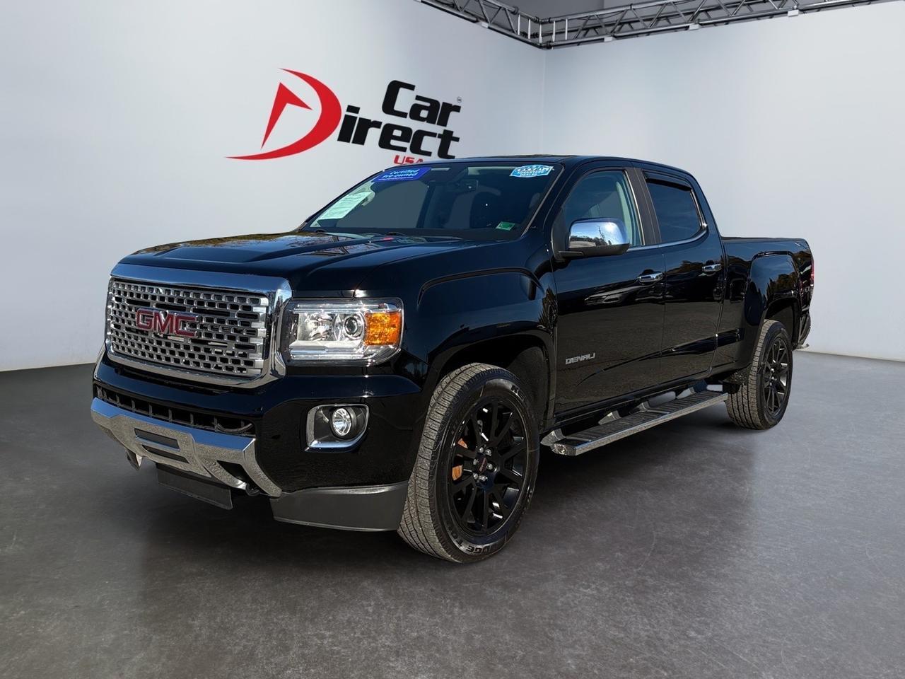 2020 GMC Canyon 4WD Denali DURAMAX DIESEL, LANE KEEP ASSIST, FORWARD COLLISION ALERT, REMOTE START, HEATED & COOLING SEATS, REAR CORNER STEPS, REMOTE START, APPLE CARPLAY/ANDROID AUTO, RUNNING BOARDS, LOW MILES, CLEAN CARFAX, TEST DRIVE THIS TRUCK TODAY! Virginia Beach VA