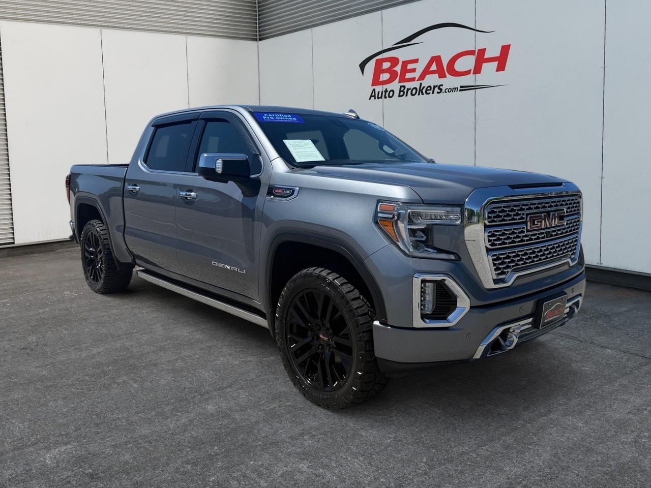 2020 GMC Sierra 1500 Denali, HEATED/VENTILATED SEATS, HEATED REAR SEATS, HEATED STEERING WHEEL, BOSE SPEAKERS, APPLE CARPLAY/ANDROID AUTO, POWER FOLDING MIRRORS, POWER SLIDING REAR WINDOW, BACKUP CAMERA, WIFI, REMOTE START, CLEAN CARFAX, ONLY 1 OWNER!