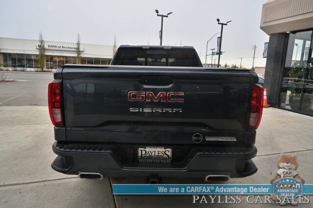 2020 GMC Sierra 1500 Elevation / 4X4 / Crew Cab / X31 Off-RD Pkg / Trailering & Protection Pkg / Preferred Pkg / Auto Start / Power & Heated Seats / Heated Steering / Bose Speakers / Sunroof / Tonneau Cover / Bed Liner / Tow Pkg Anchorage AK