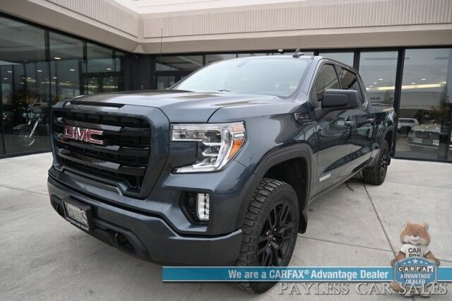 2020 GMC Sierra 1500 Elevation / 4X4 / Crew Cab / X31 Off-RD Pkg / Trailering & Protection Pkg / Preferred Pkg / Auto Start / Power & Heated Seats / Heated Steering / Bose Speakers / Sunroof / Tonneau Cover / Bed Liner / Tow Pkg
