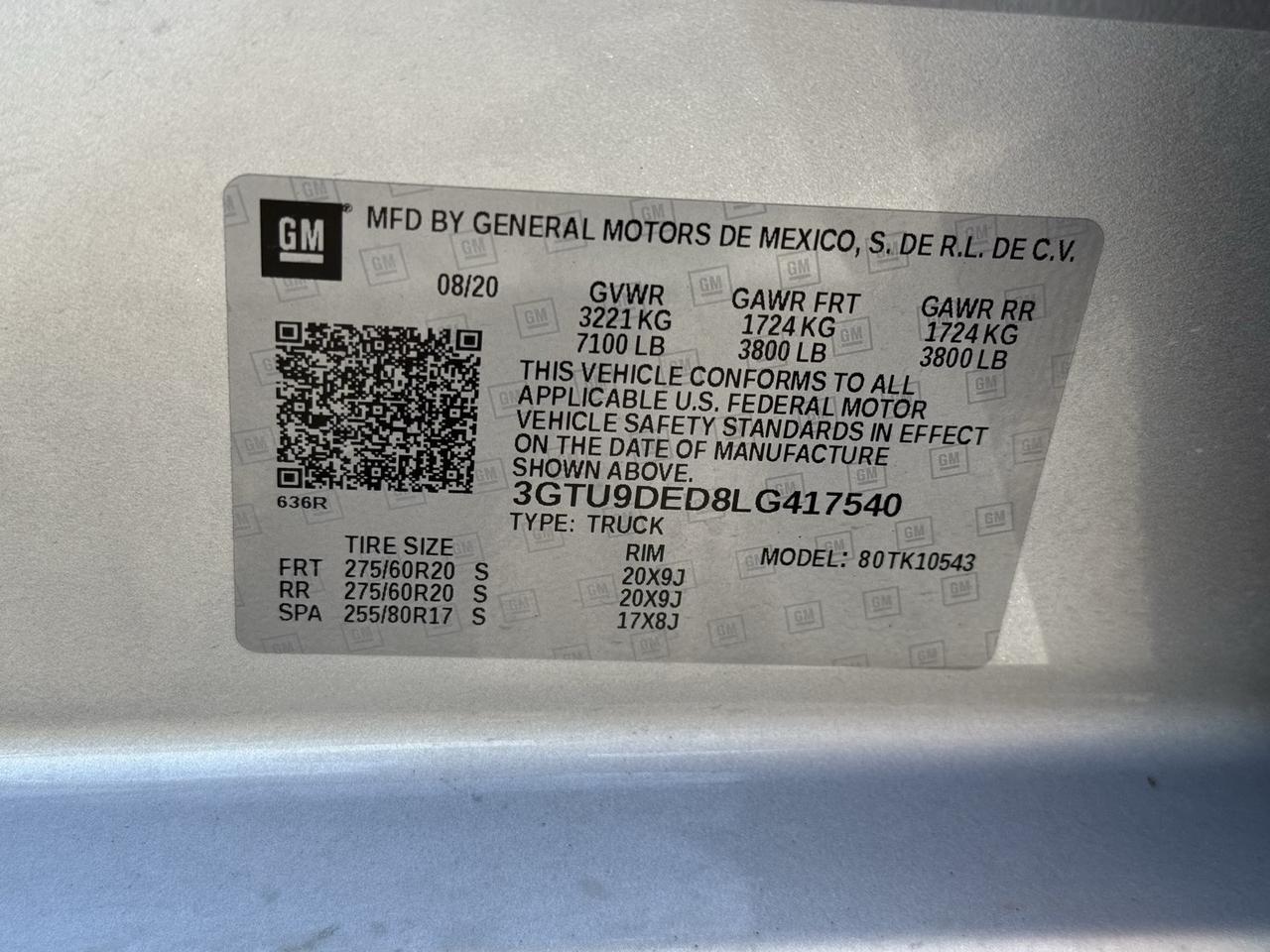 2020 GMC Sierra 1500 SLT Crestwood KY