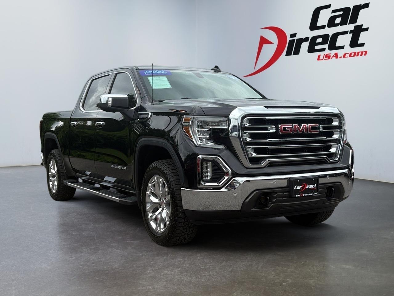 2020 GMC Sierra 1500 SLT, RUNNING BOARDS, REAR POWER SLIDING WINDOW, LANE CHANGE ASSIST, HEATED STEERING WHEEL & SEATS, BACKUP CAMERA, APPLE CARPLAY/ANDROID AUTO CAPABLE, RIDE ON THE ROAD IN THIS GMC!