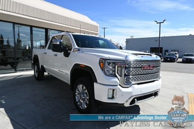 2020 GMC Sierra 2500HD Denali / 4X4 / Crew Cab / Turbo Diesel / Auto Start / Heated & Cooled Leather Seats / Heated Steering Wheel / Sunroof / Navigation / Bose / Lane Depart & Blind Spot Alert / Tonneau Cover / Bed Liner / Tow Pkg Anchorage AK