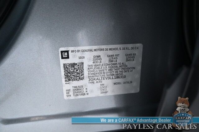 2020 GMC Terrain SLE / AWD / Auto Start / Power & Heated Cloth Seats / Bluetooth / Apple CarPlay & Android Auto / Lane Departure & Collision Alert / Back Up Camera / Cruise Control / Power Liftgate / Keyless Entry & Start / Tow Pkg / 1-Owner Anchorage AK