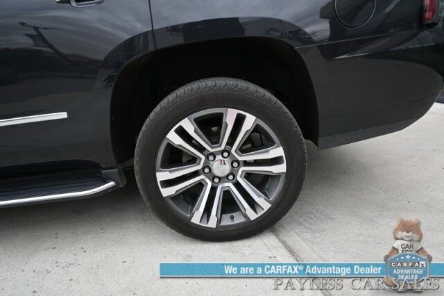 2020 GMC Yukon Denali / 4X4 / 6.2L V8 / AutoStart / Front & Rear Heated Leather Seats / Heated Steering Wheel / Bose Speakers / NAV / Sunroof / HUD / Lane Departure & Blind Spot / 3rd Row / Rear Captains Chairs / Block Heater / 1-Owner Anchorage AK