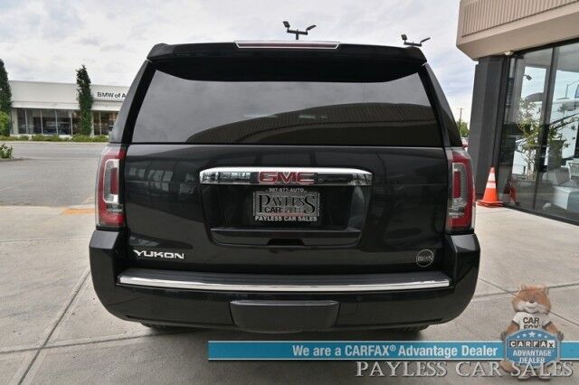 2020 GMC Yukon Denali / 4X4 / 6.2L V8 / AutoStart / Front & Rear Heated Leather Seats / Heated Steering Wheel / Bose Speakers / NAV / Sunroof / HUD / Lane Departure & Blind Spot / 3rd Row / Rear Captains Chairs / Block Heater / 1-Owner Anchorage AK