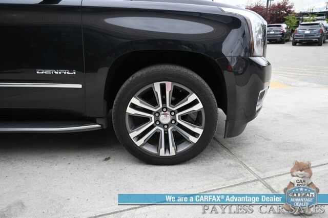 2020 GMC Yukon Denali / 4X4 / 6.2L V8 / AutoStart / Front & Rear Heated Leather Seats / Heated Steering Wheel / Bose Speakers / NAV / Sunroof / HUD / Lane Departure & Blind Spot / 3rd Row / Rear Captains Chairs / Block Heater / 1-Owner Anchorage AK