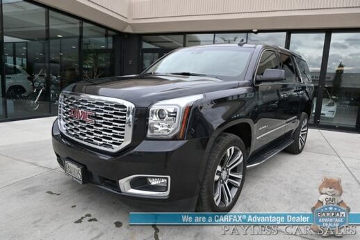 2020 GMC Yukon Denali / 4X4 / 6.2L V8 / AutoStart / Front & Rear Heated Leather Seats / Heated Steering Wheel / Bose Speakers / NAV / Sunroof / HUD / Lane Departure & Blind Spot / 3rd Row / Rear Captains Chairs / Block Heater / 1-Owner Anchorage AK