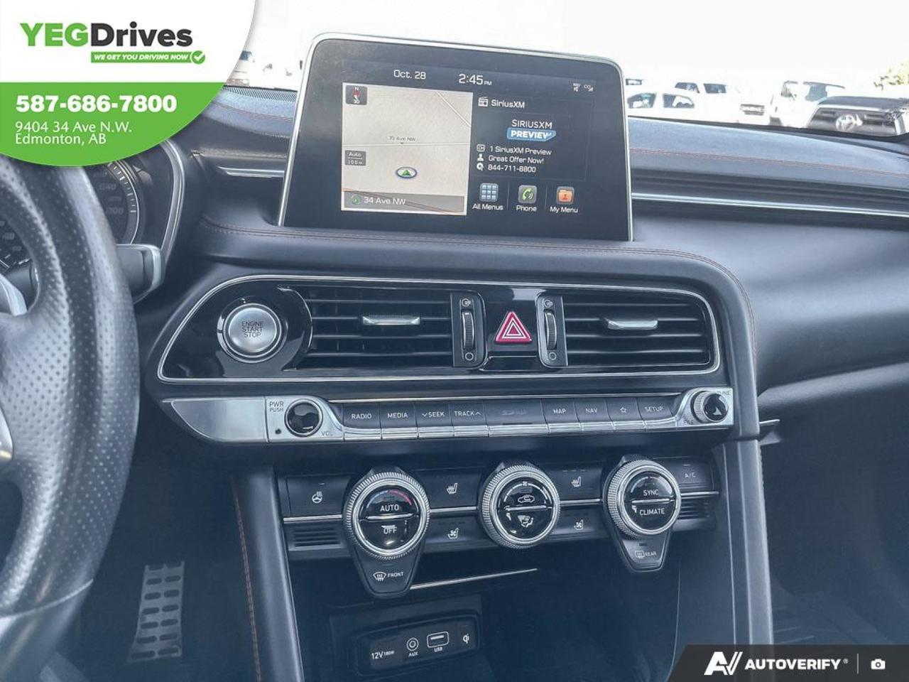 2020 Genesis G70 3.3T Sport Edmonton AB