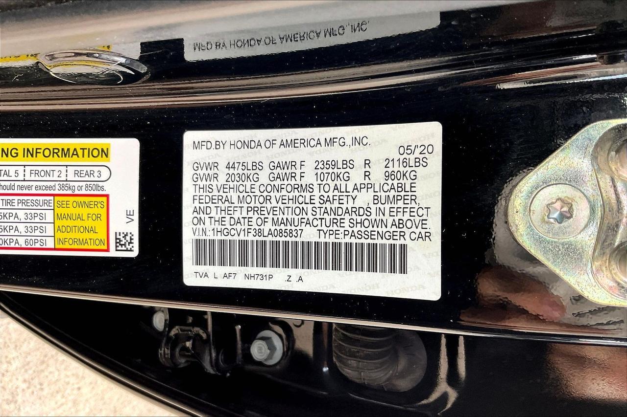 2020 HONDA ACCORD SPORT Houston TX