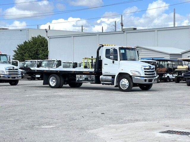 2020 Hino 268A 22&apos; Jerr-Dan Rollback Sharkbed Car Carrier Truck Miami FL