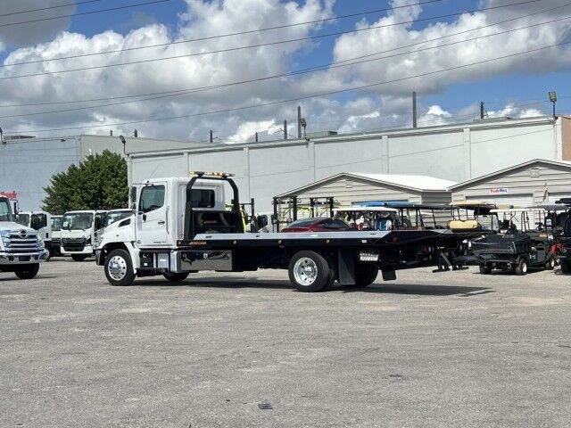 2020 Hino 268A 22&apos; Jerr-Dan Rollback Sharkbed Car Carrier Truck