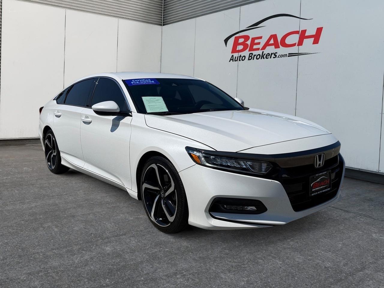 2020 Honda Accord Sedan Sport, APPLE CARPLAY/ANDROID AUTO, BACKUP CAMERA, POWER MIRRORS, KEYLESS START, BLUETOOTH, COME AND TEST DRIVE TODAY!
