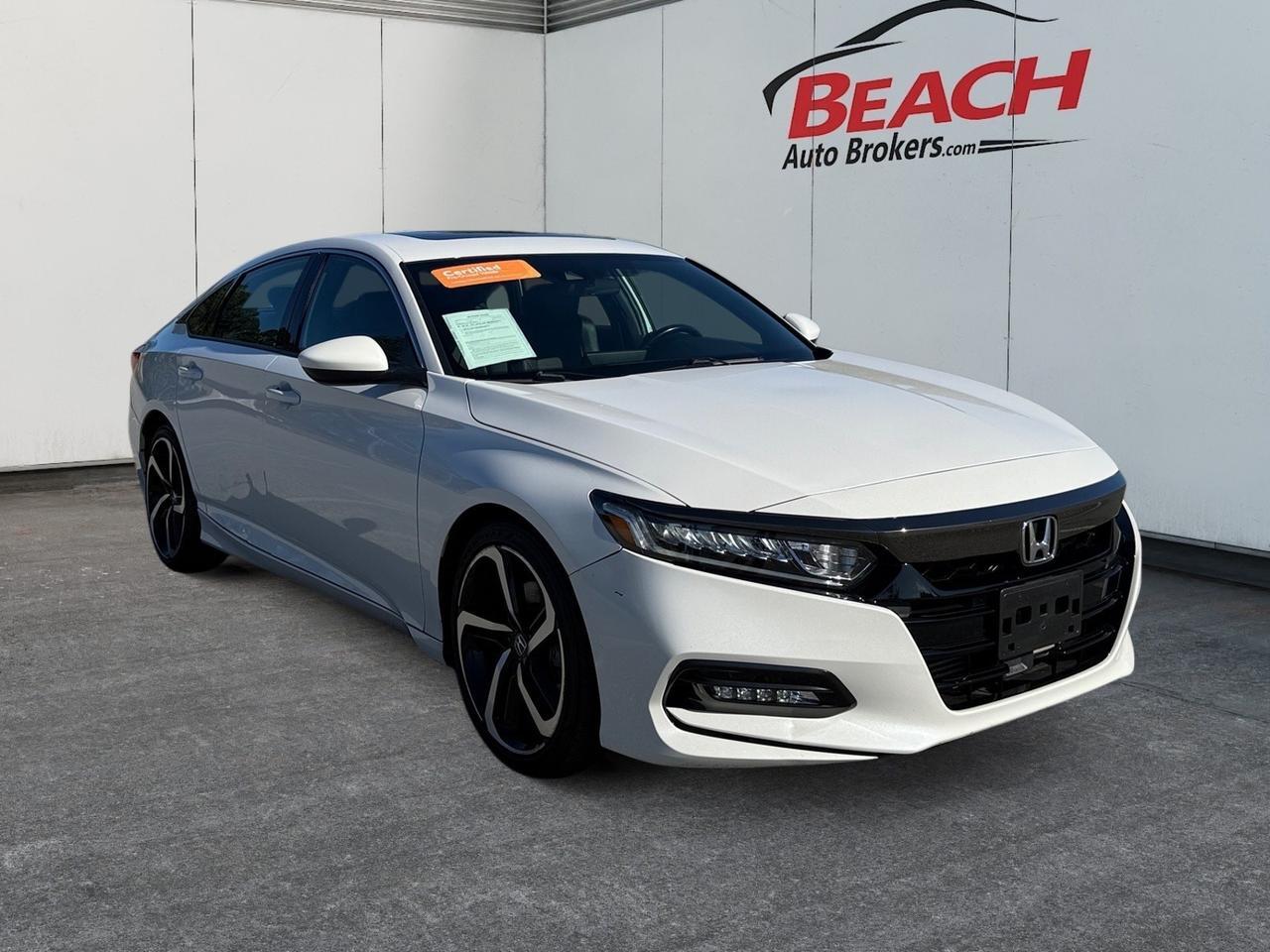 2020 Honda Accord Sedan Sport, SUNROOF, HEATED SEATS, BLUETOOTH, BACKUP CAMERA, POWER MIRRORS, BLIND SPOT ALERT, KEYLESS ENTRY, ALL WEATHER FLOOR MATS, GREAT CAR FOR A GREAT PRICE! Norfolk VA