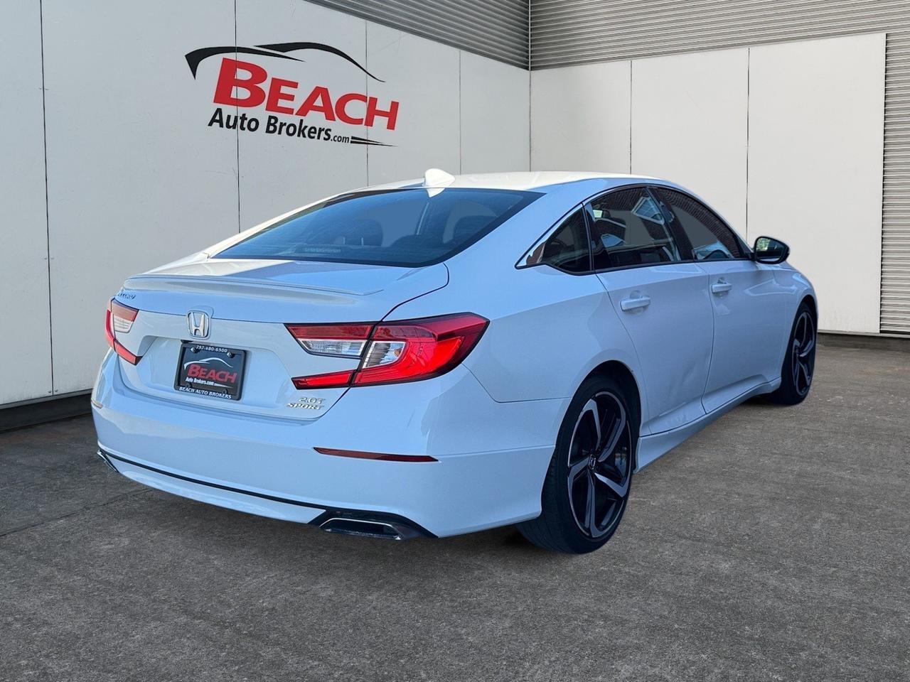 2020 Honda Accord Sedan Sport, SUNROOF, HEATED SEATS, BLUETOOTH, BACKUP CAMERA, POWER MIRRORS, BLIND SPOT ALERT, KEYLESS ENTRY, ALL WEATHER FLOOR MATS, GREAT CAR FOR A GREAT PRICE! Norfolk VA