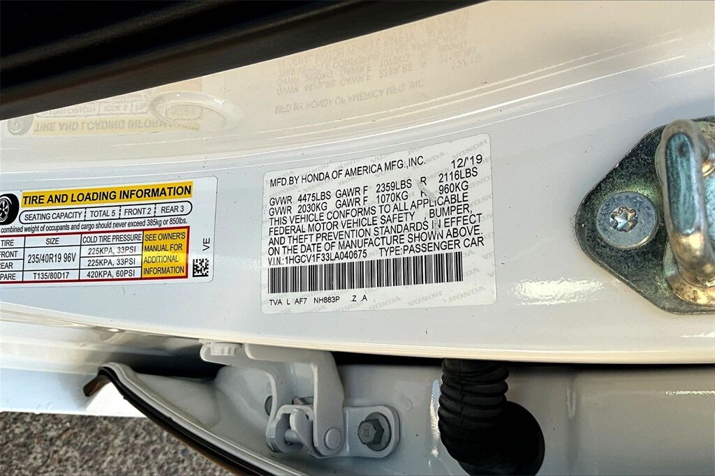 2020 Honda Accord Sport OR