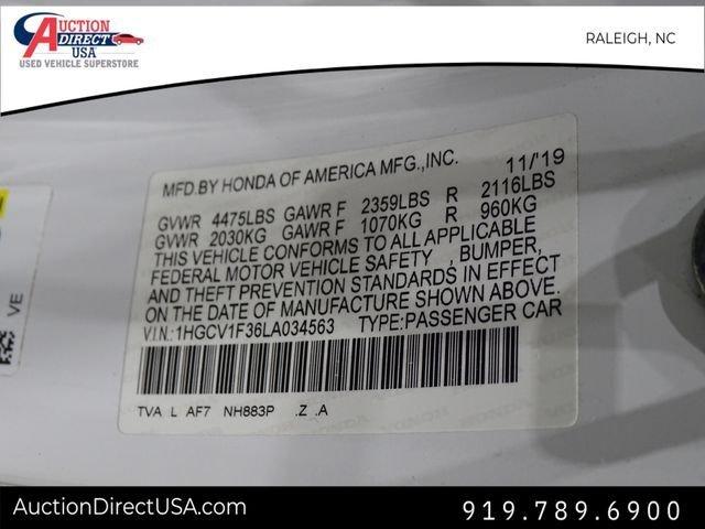 2020 Honda Accord Sport Raleigh NC