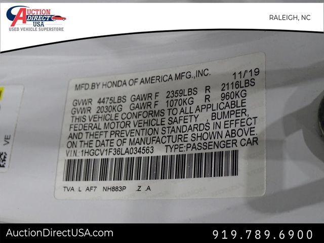 2020 Honda Accord Sport Raleigh NC