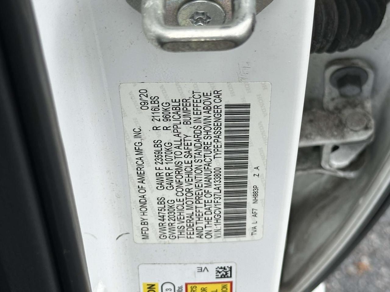 2020 Honda Accord Sport Alexandria VA