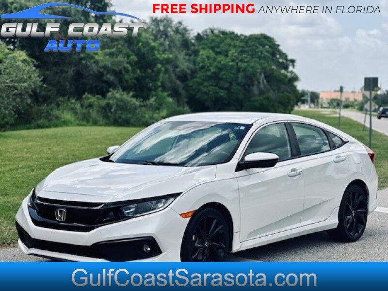 2020 Honda CIVIC SEDAN SPORT SERVICED BRAND NEW TIRES BLACKED OUT WHEELS SERVICED 2.0L ENGINE Sarasota FL