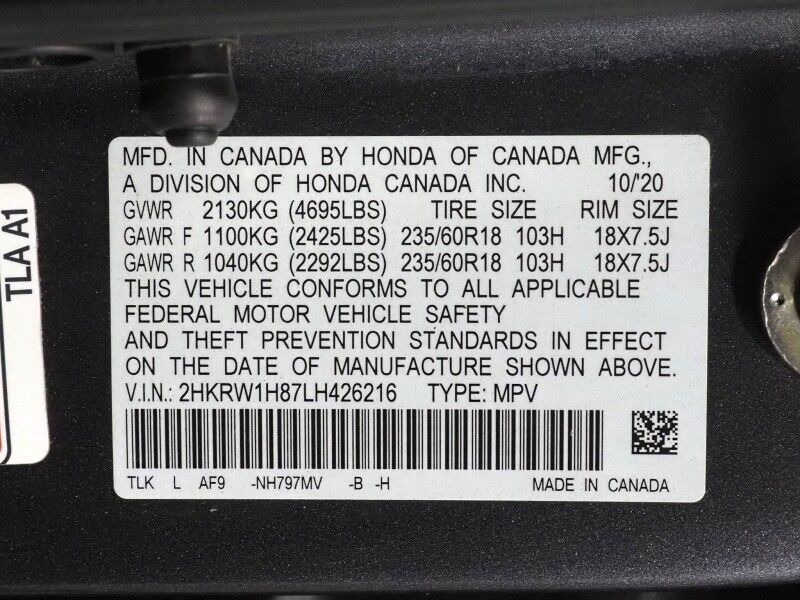 2020 Honda CR-V EX-L *ADAPTIVE CRUISE, SAFETY ALERTS, BACKUP-CAMERA, COLOR TOUCHSCREEN, MOONROOF, LEATHER, HEATED SEATS, REMOTE START, POWER LIFTGATE, 18 INCH ALLOYS, ANDROID & APPLE Round Rock TX