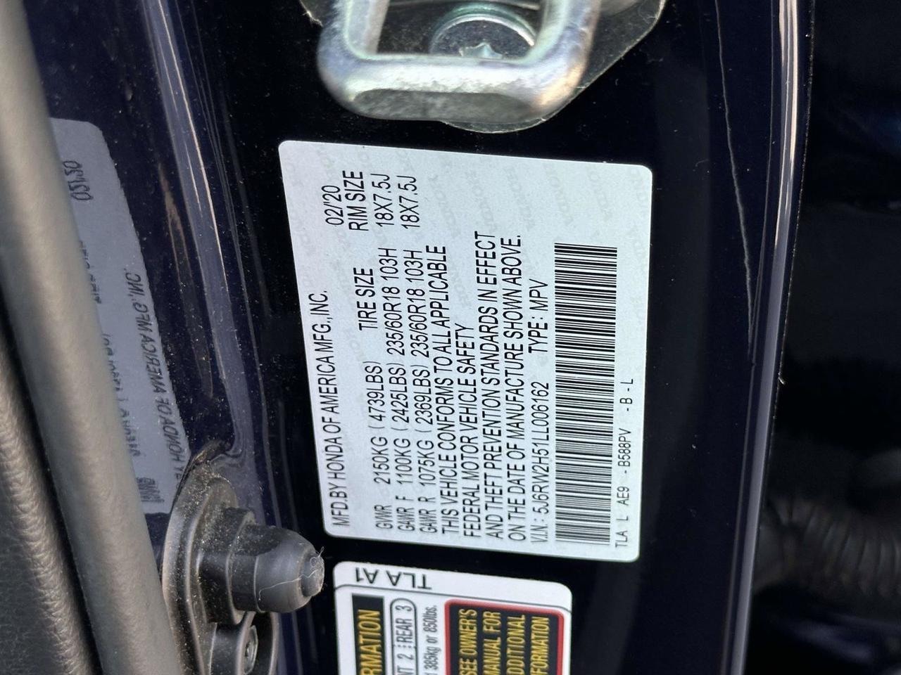 2020 Honda CR-V EX Alexandria VA