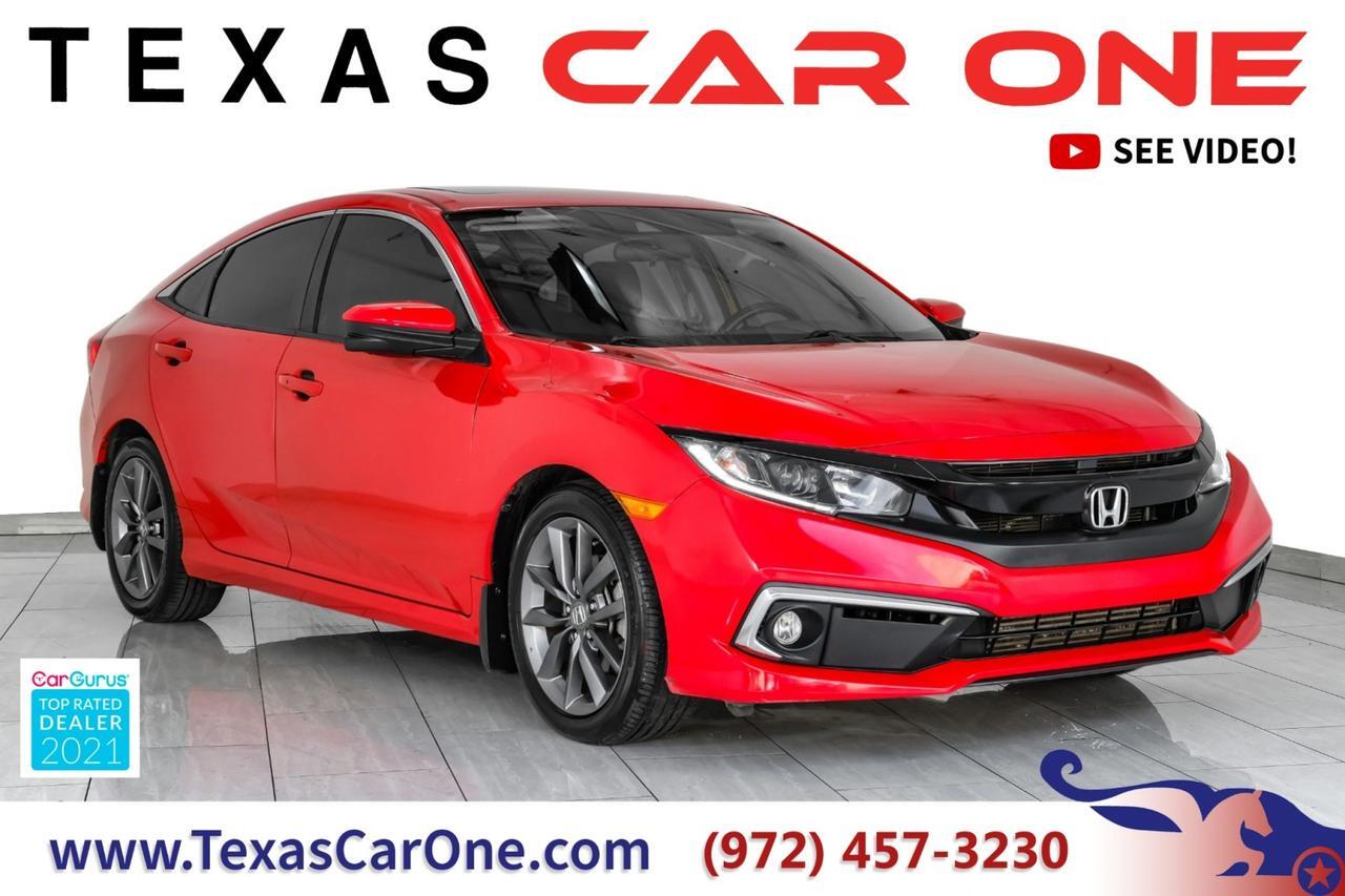 2020 Honda Civic EX AUTOMATIC HONDA SENSING SUITE SUNROOF REAR CAMERA BLUETOOTH POWER DRIVER SEAT
