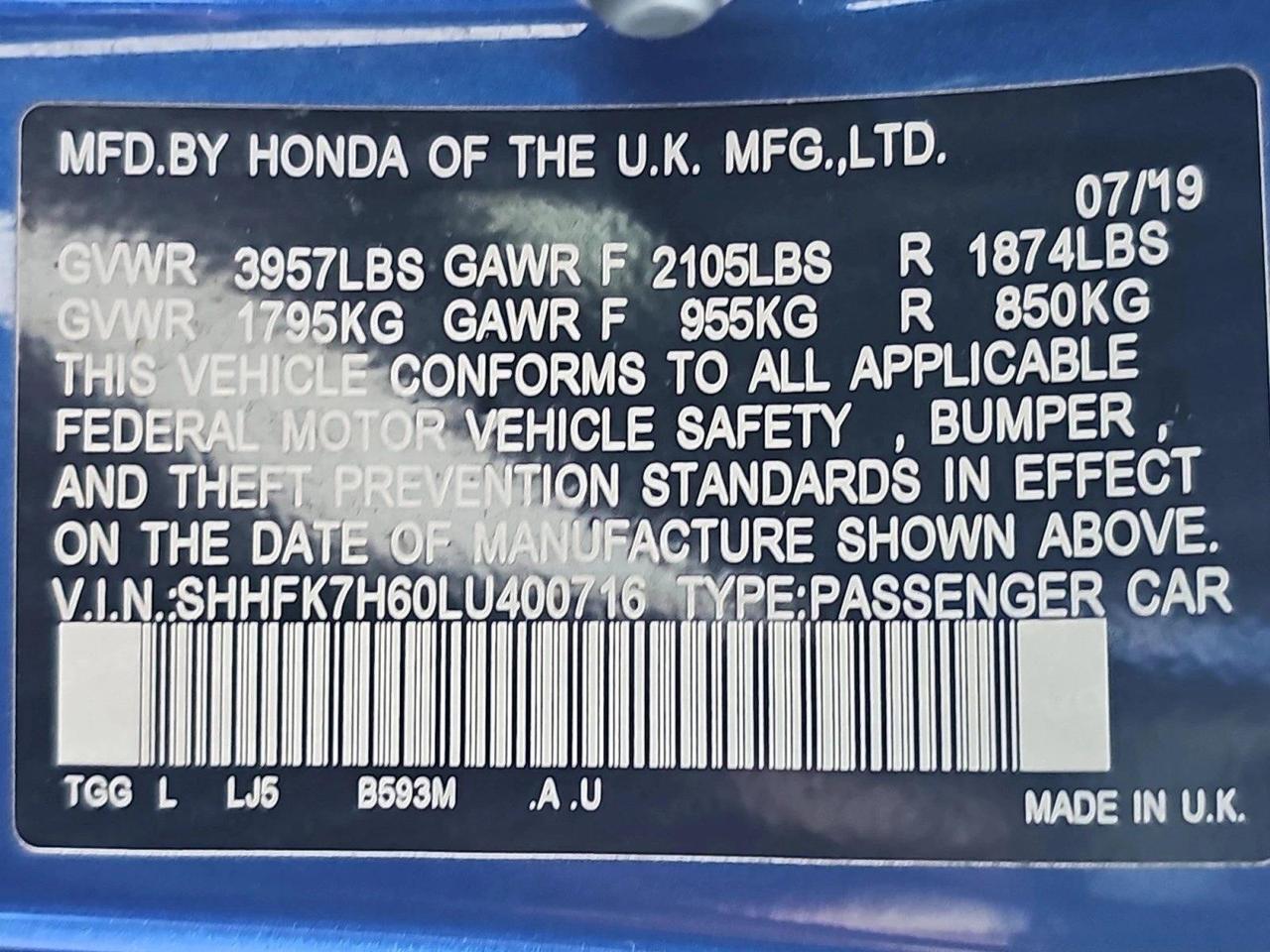 2020 Honda Civic EX Roseville CA