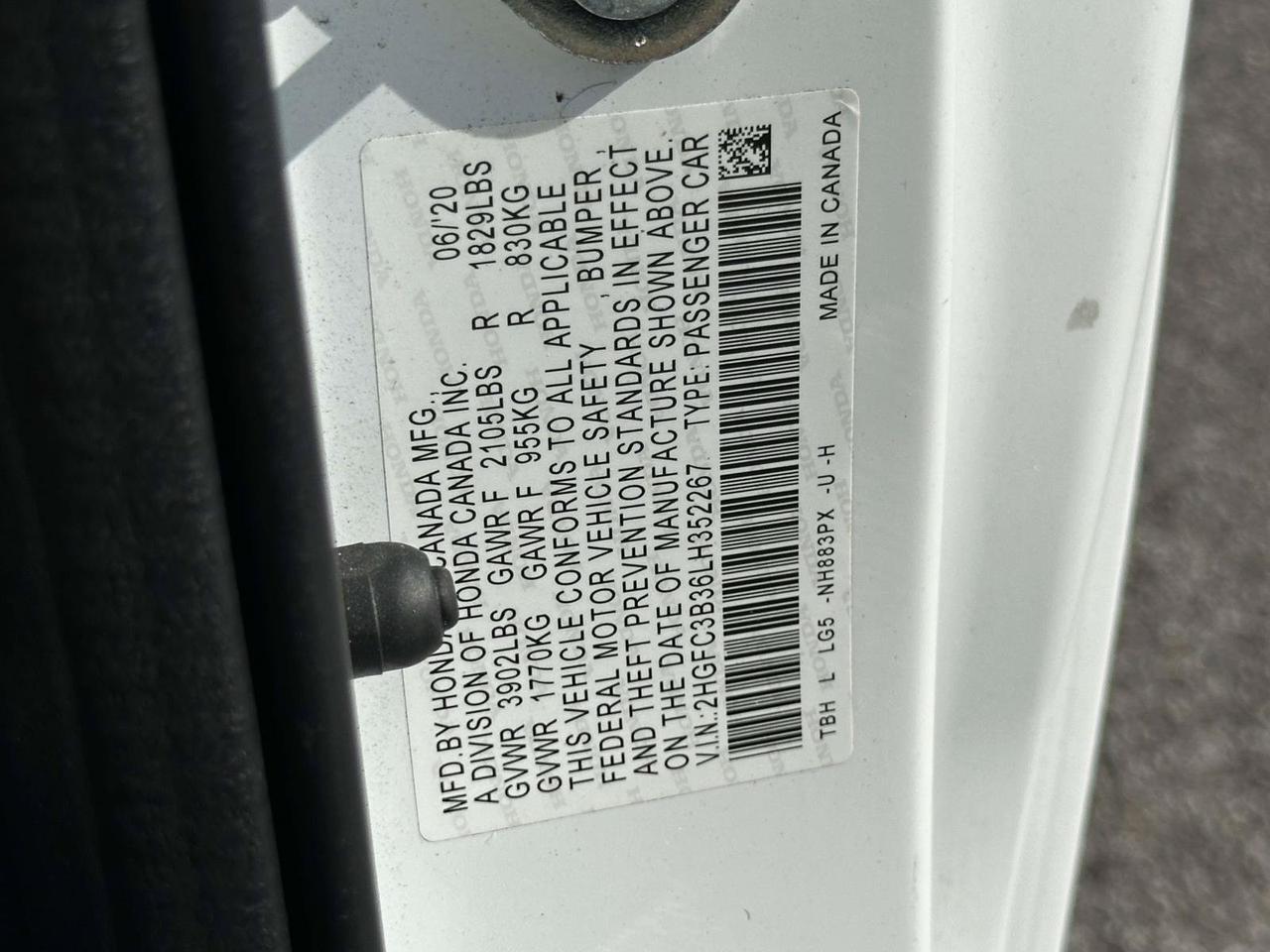 2020 Honda Civic EX Alexandria VA