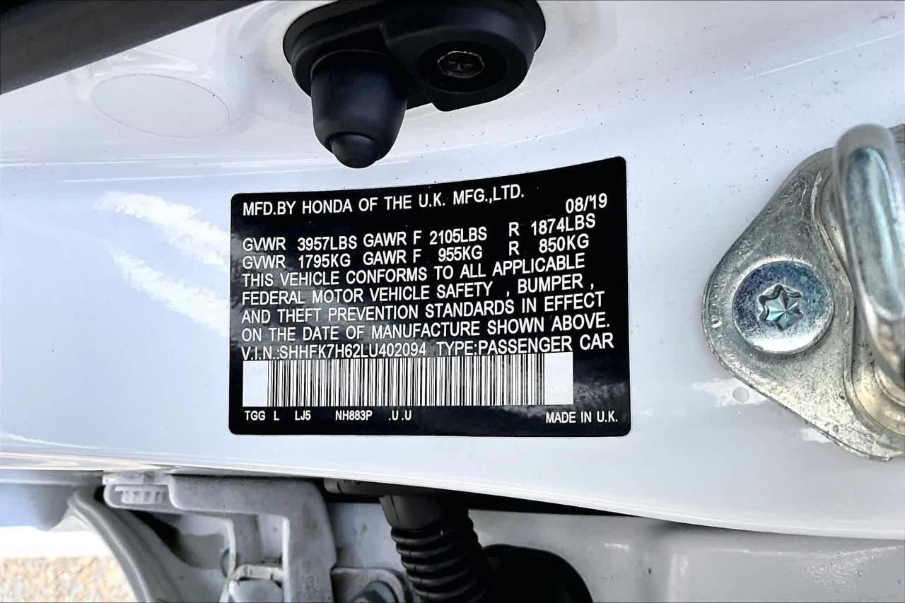 2020 Honda Civic Hatchback EX Folsom CA