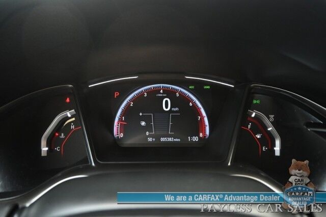 2020 Honda Civic Hatchback Sport Touring / 1.5L I4 / Auto Start / Power & Heated Leather Seats / NAV / Sunroof / Adaptive Cruise Control / Lane Departure Alert / Apple CarPlay & Android Auto / Back Up Camera / 1-Owner Anchorage AK