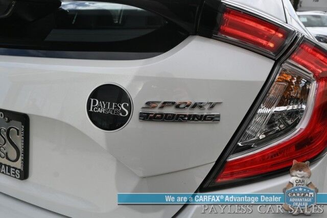 2020 Honda Civic Hatchback Sport Touring / 1.5L I4 / Auto Start / Power & Heated Leather Seats / NAV / Sunroof / Adaptive Cruise Control / Lane Departure Alert / Apple CarPlay & Android Auto / Back Up Camera / 1-Owner Anchorage AK